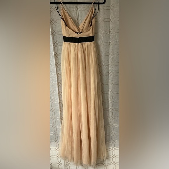 Forever 21 Gold Pleated A-line Maxi Dress - Picture 2 of 10